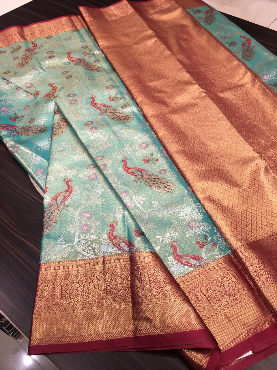 Semi Kanchipuram Tissue