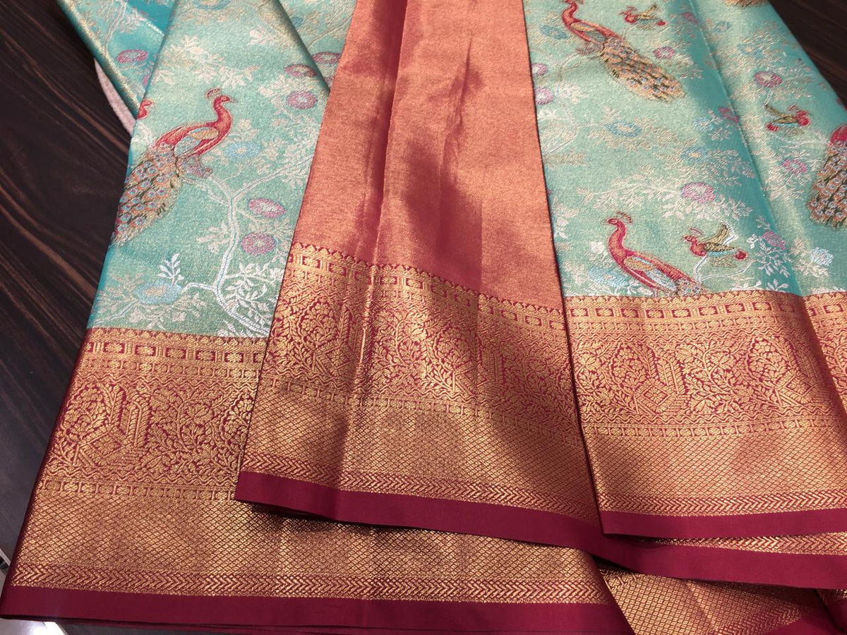 Semi Kanchipuram Tissue