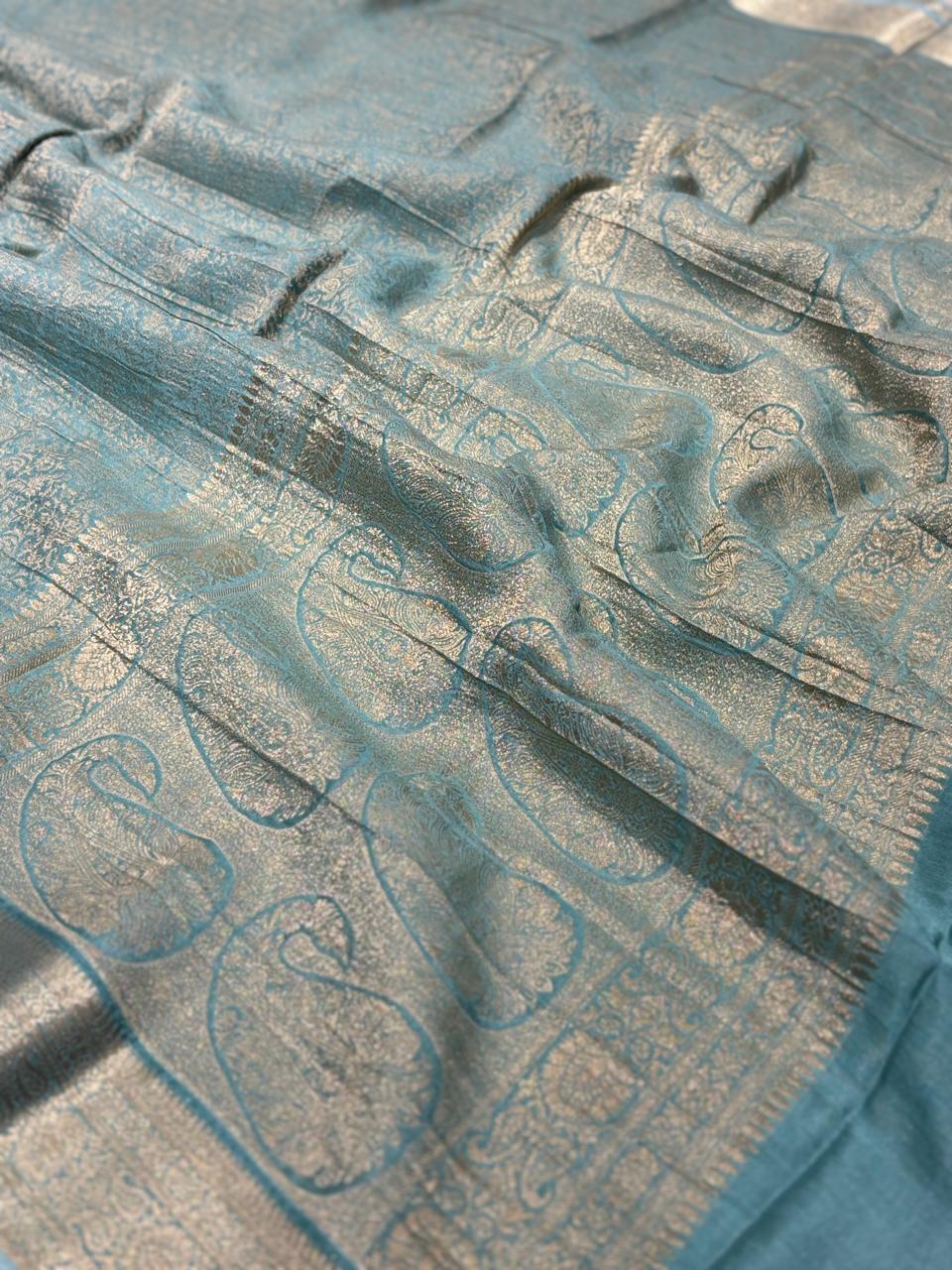 Wrinkle Chiffon Saree