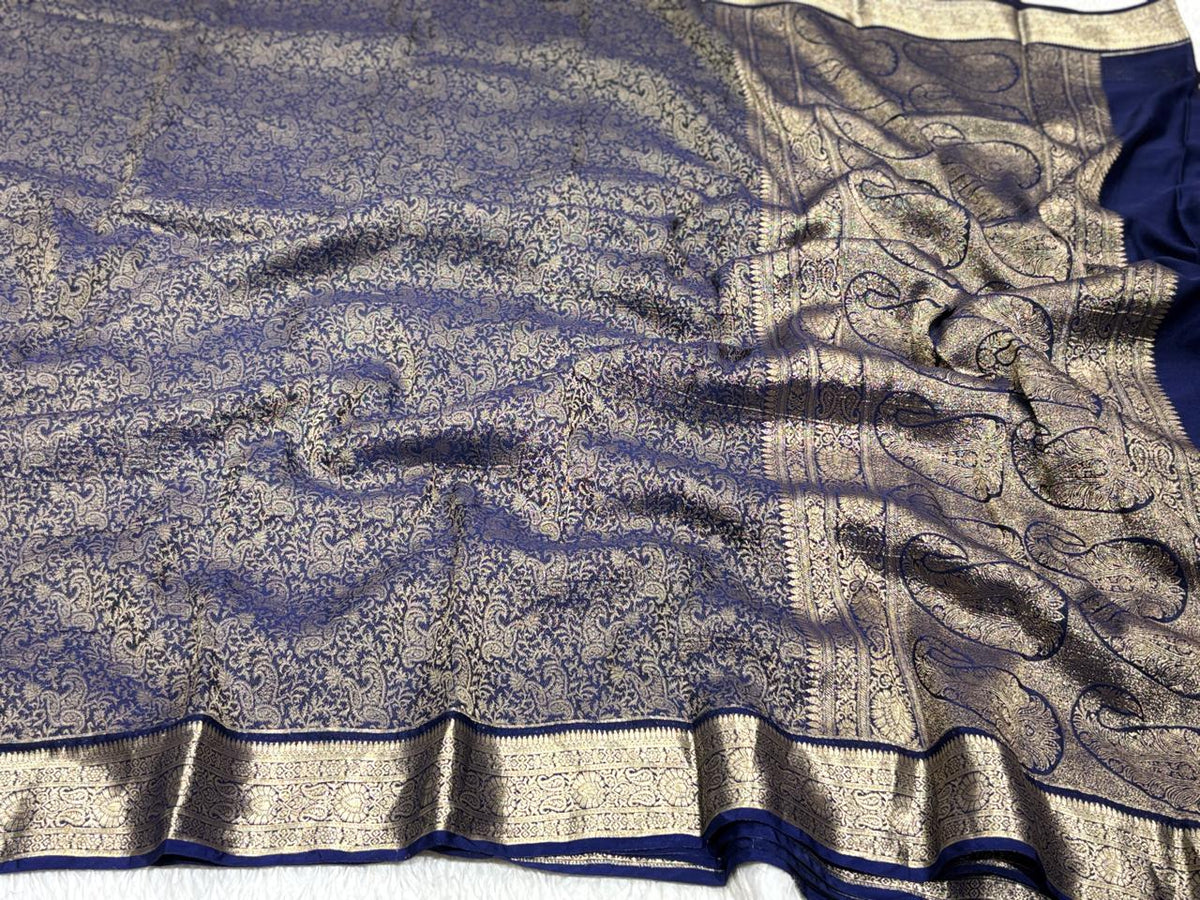 Wrinkle Chiffon Saree