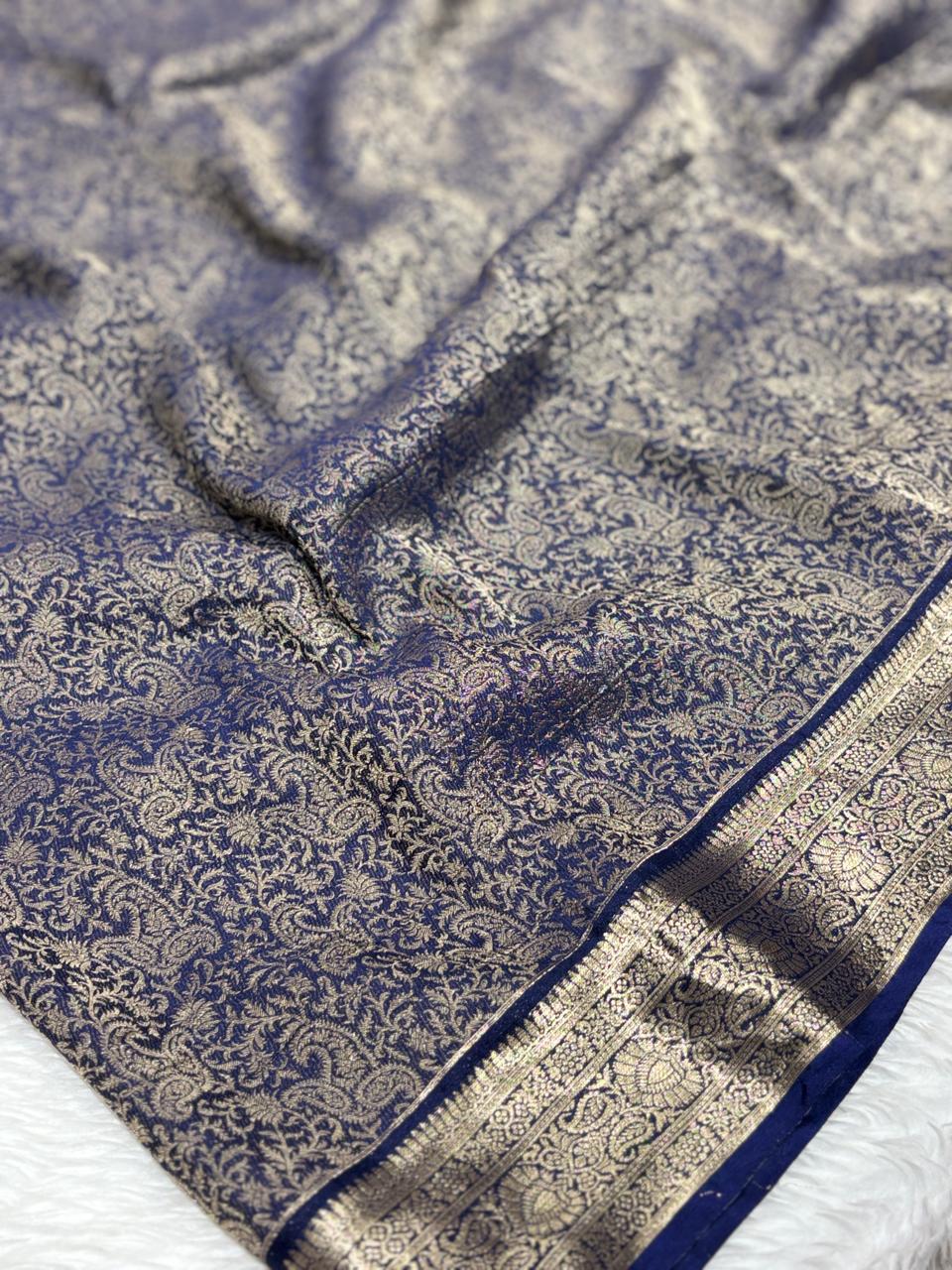 Wrinkle Chiffon Saree