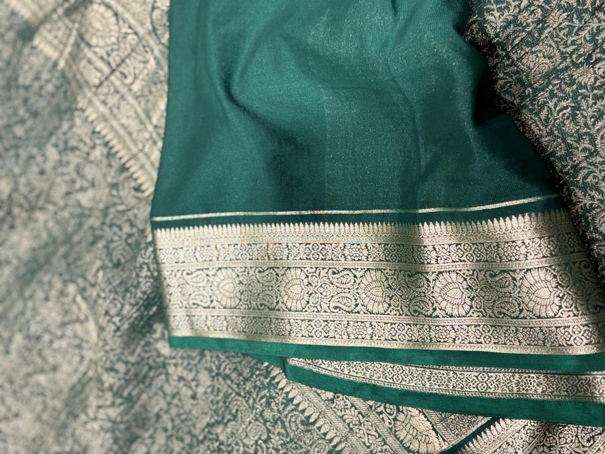 Wrinkle Chiffon Saree