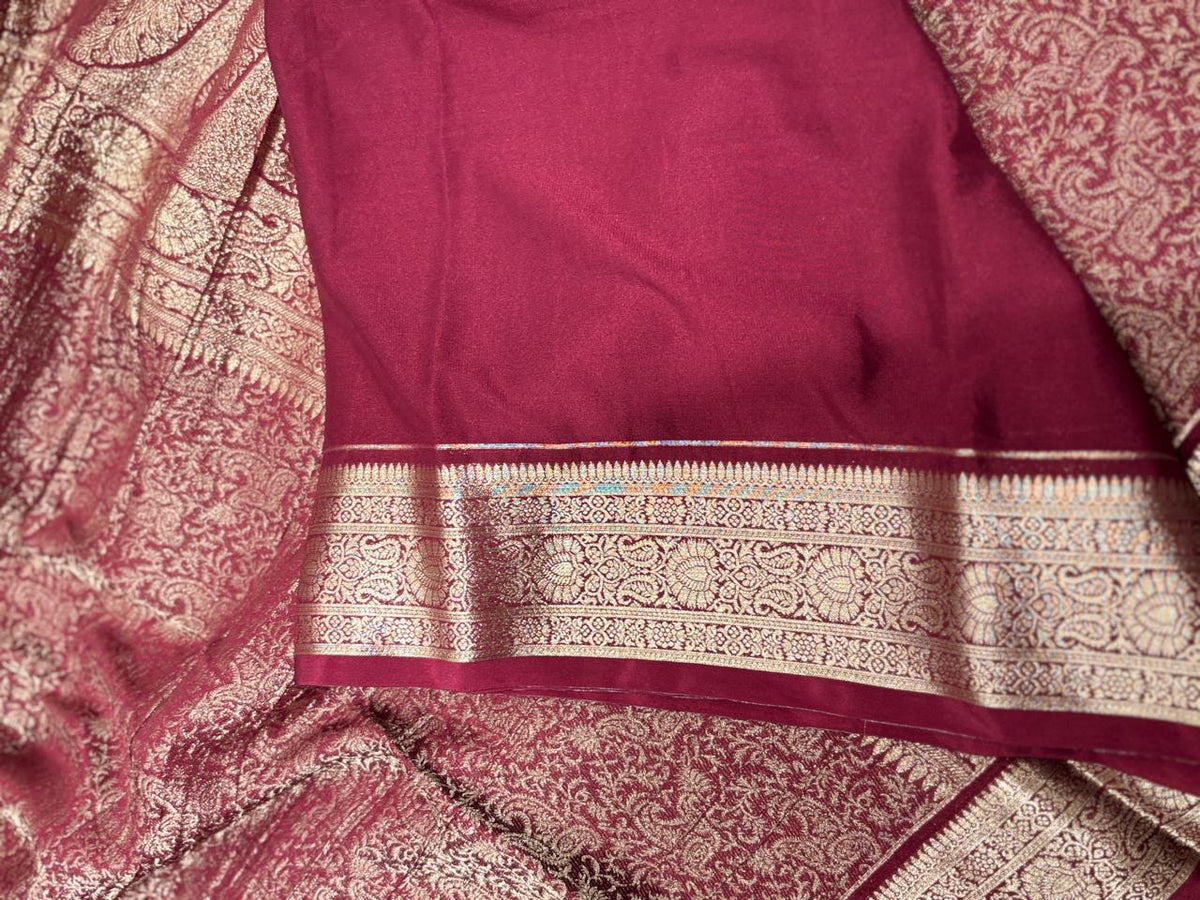 Wrinkle Chiffon Saree