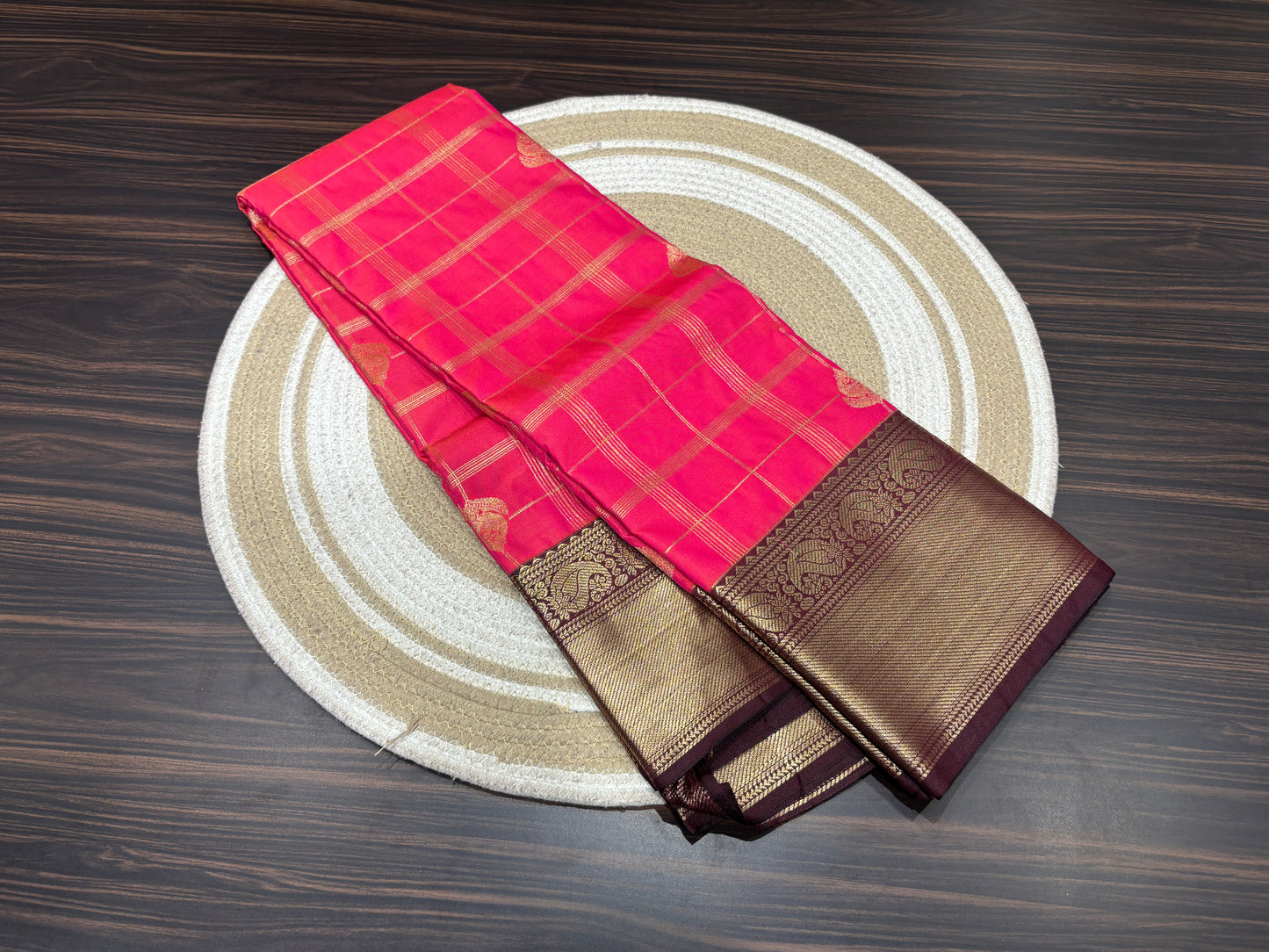 Semi Kanchipuram silk