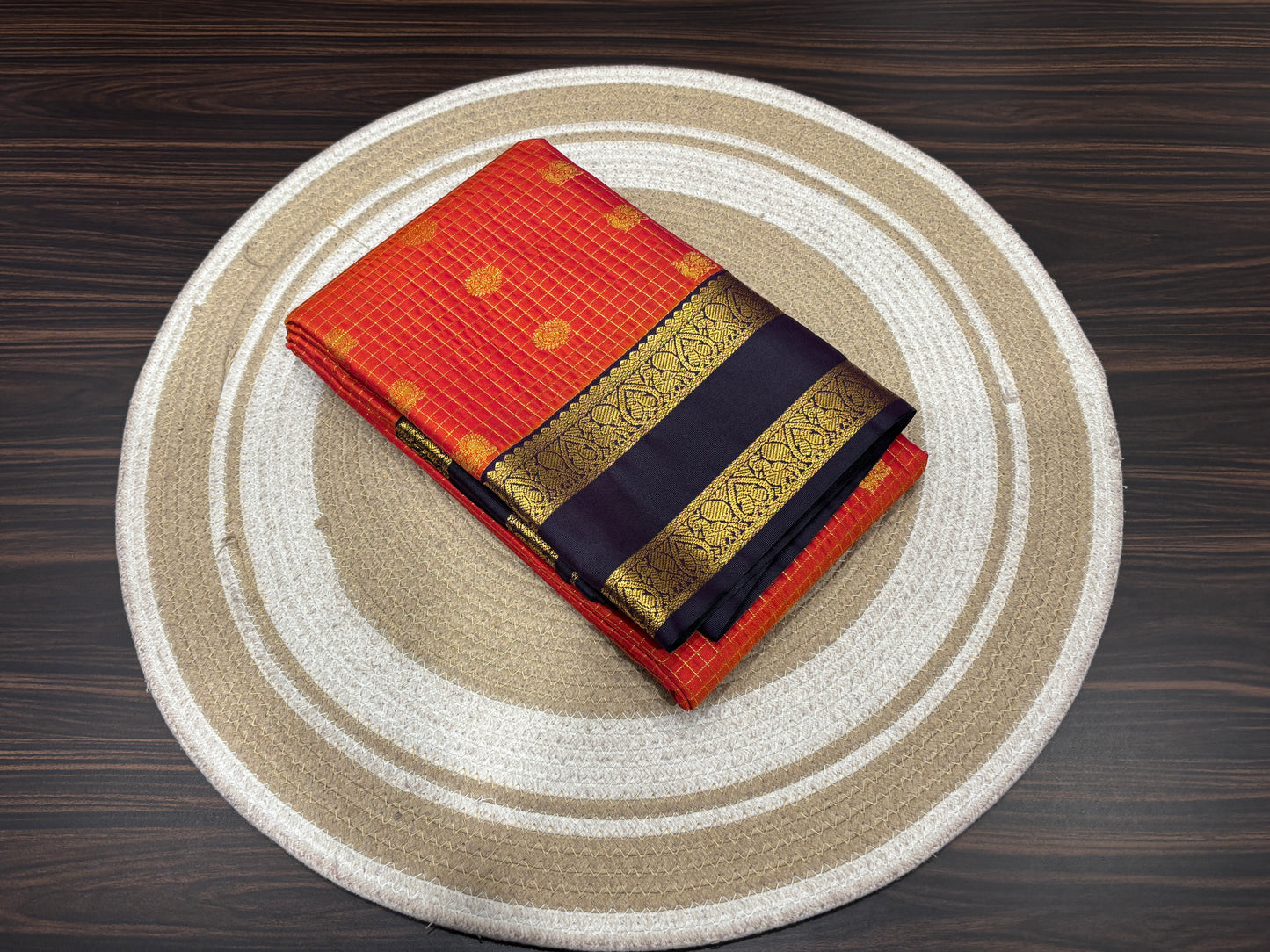 Semi Kanchipuram silk