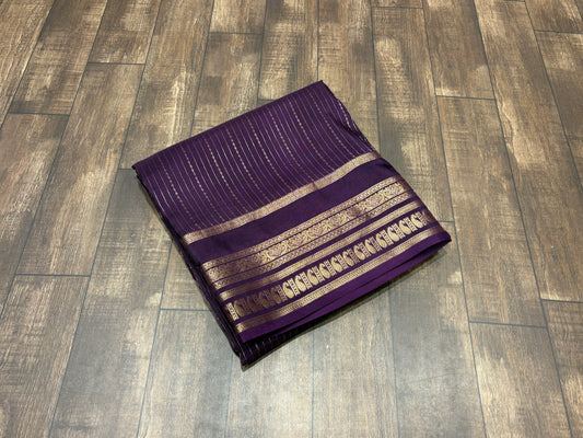 Semi Mysore Crape Silk