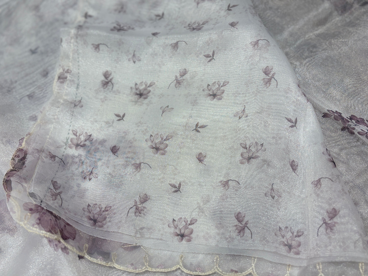 Organza saree