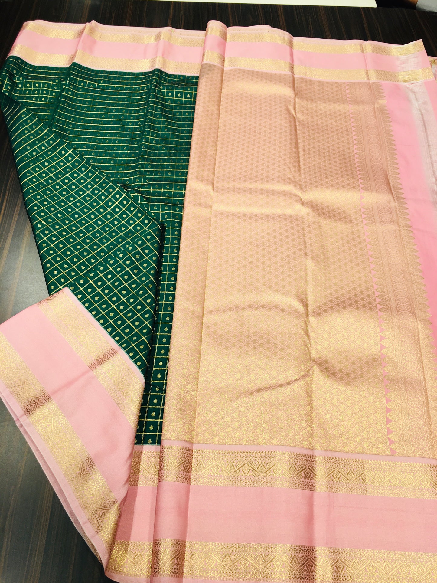 Semi Kanchipuram silk