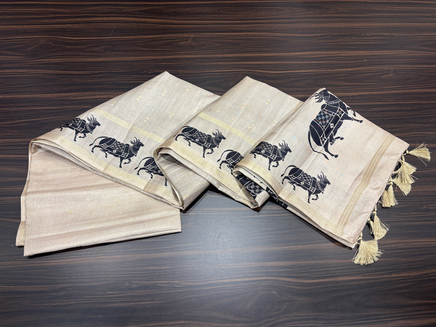 Soft tussar saree