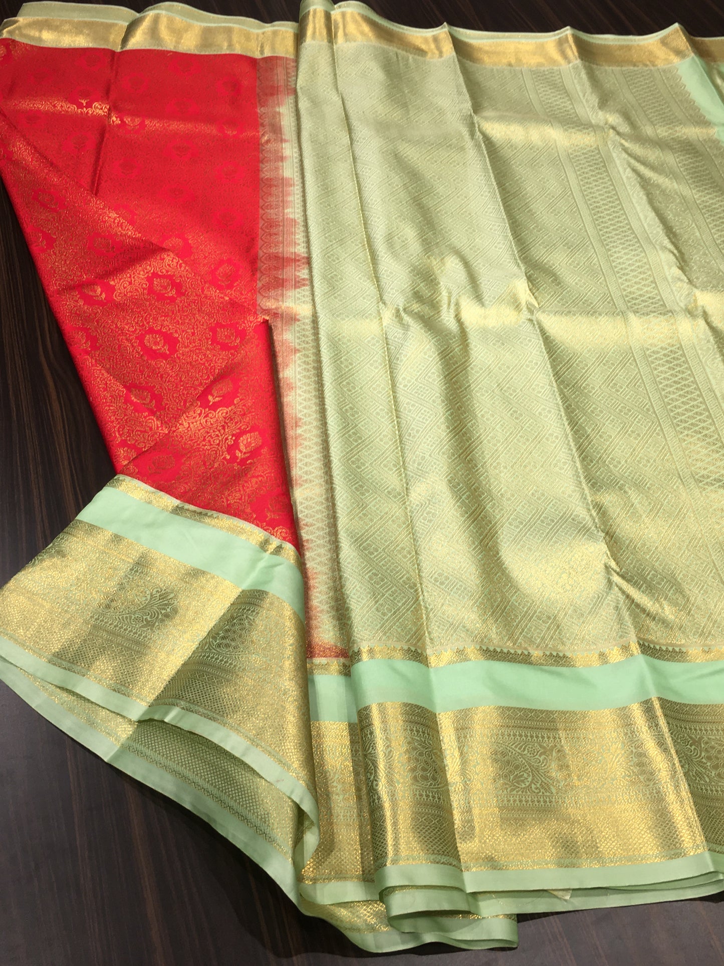 Semi Kanchipuram silk
