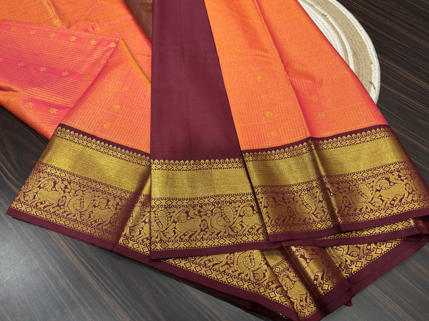 Semi Kanchipuram silk