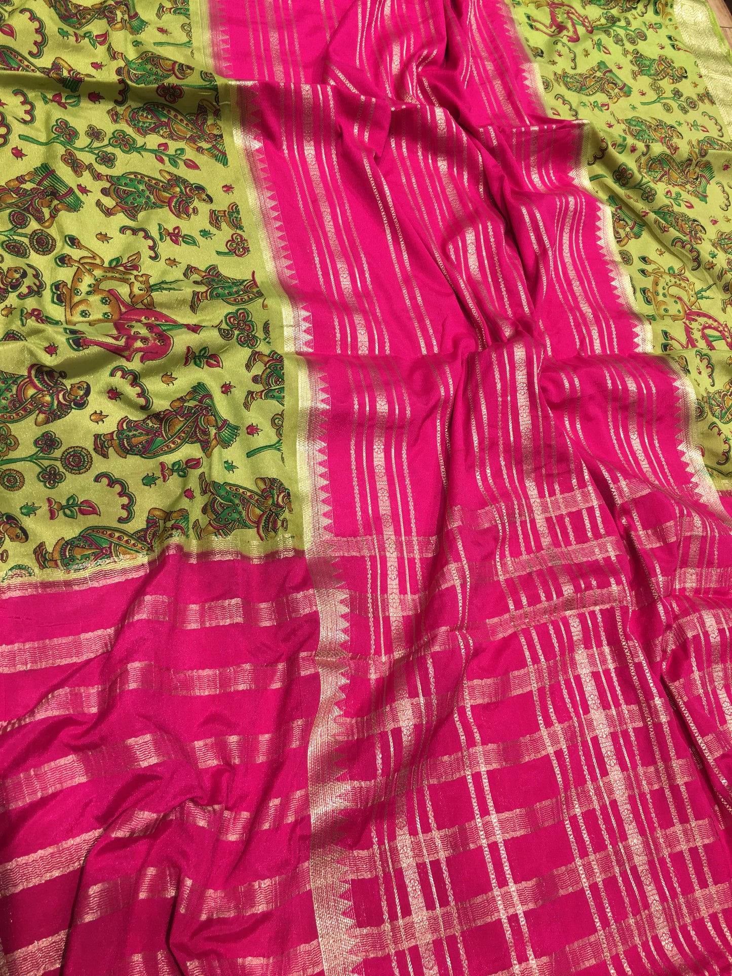 Semi Mysore Crape Silk