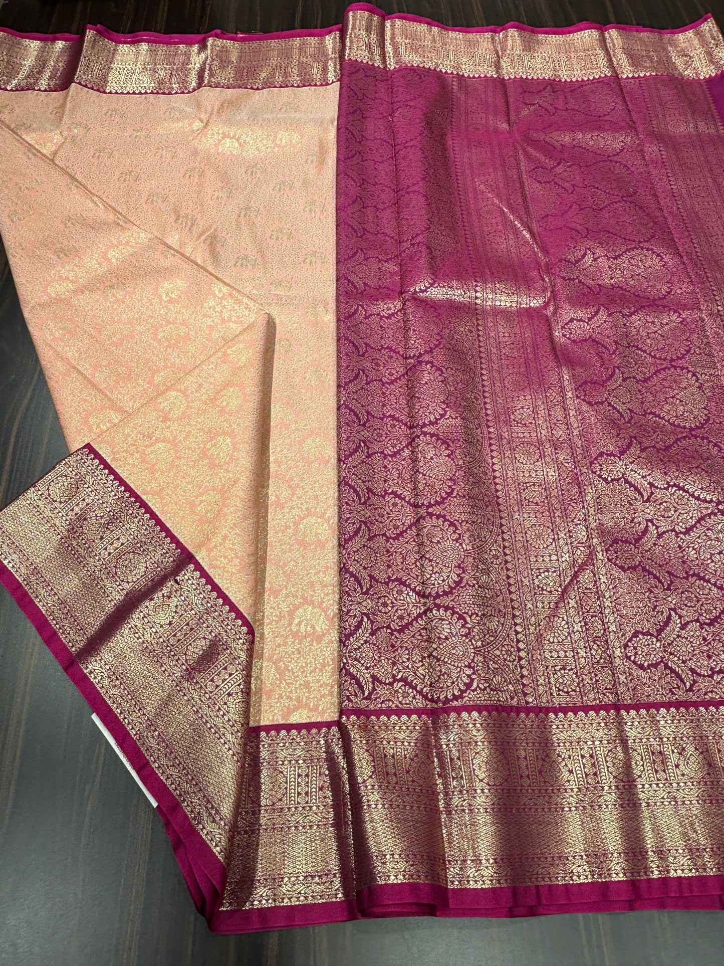 Semi Kanchipuram silk