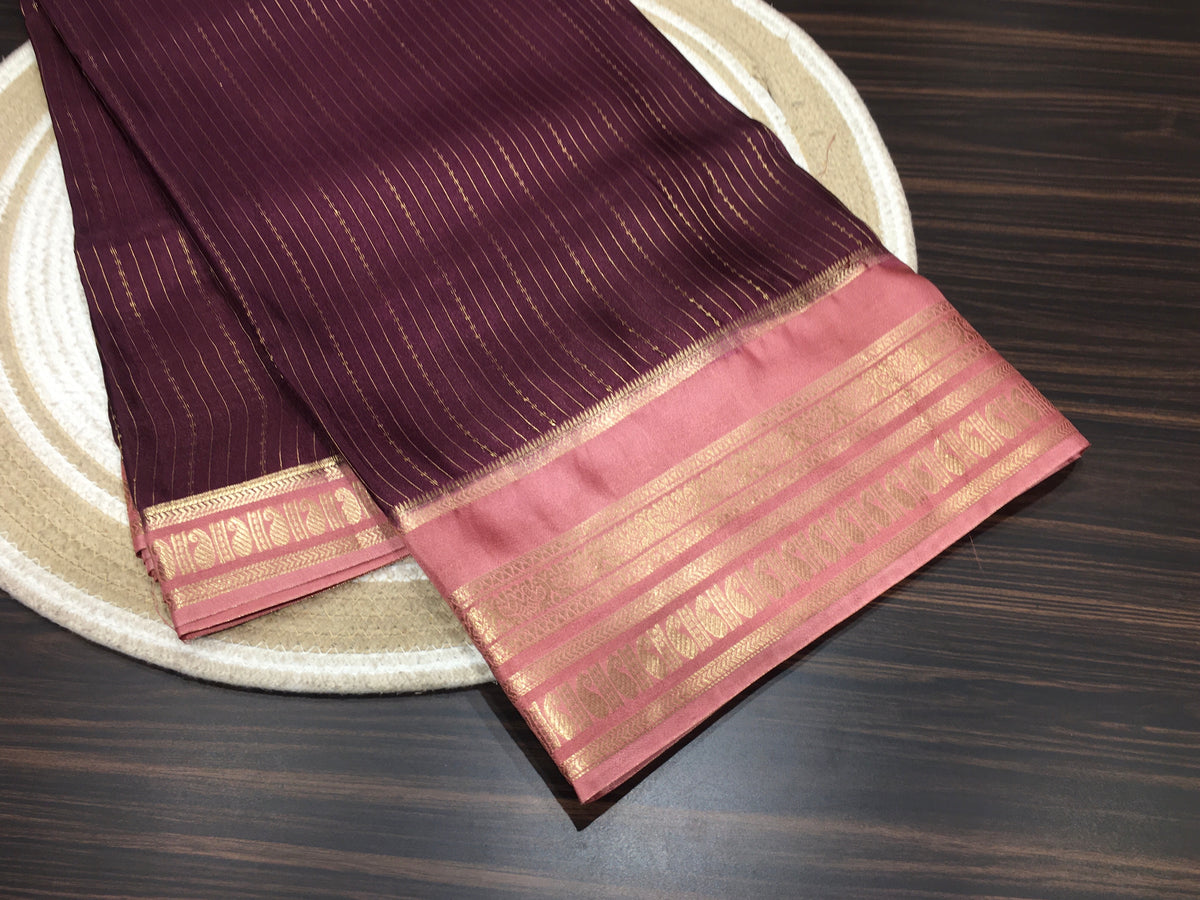 Semi Mysore Crape Silk