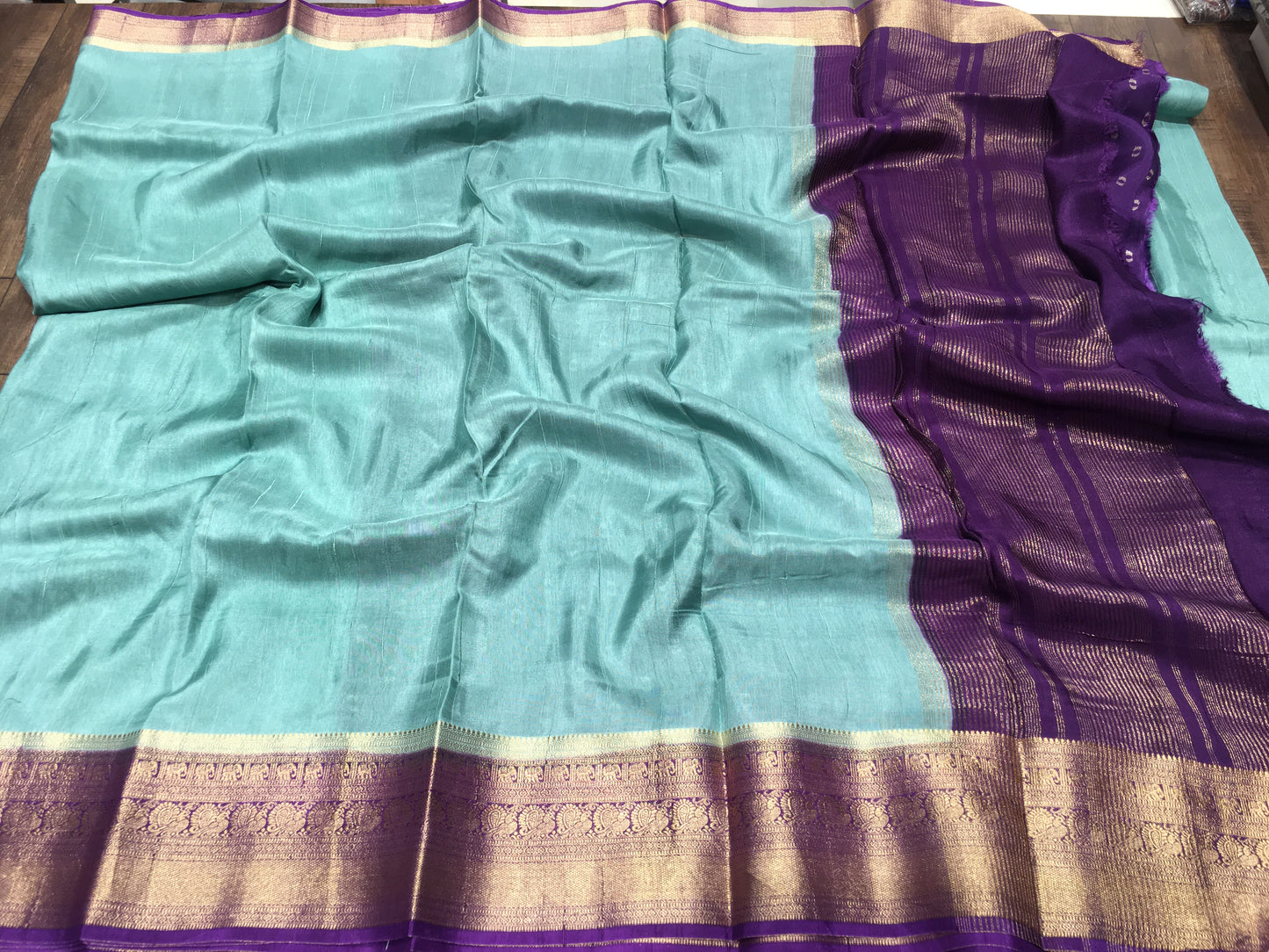Soft tussar saree