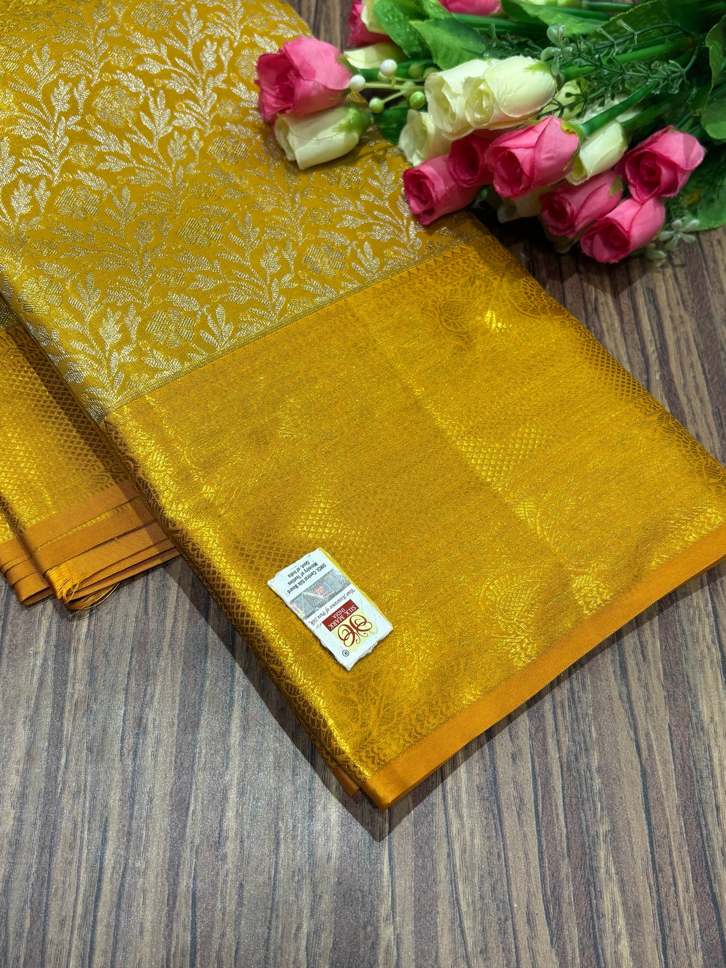 Pure Kanchipuram Broced Silk
