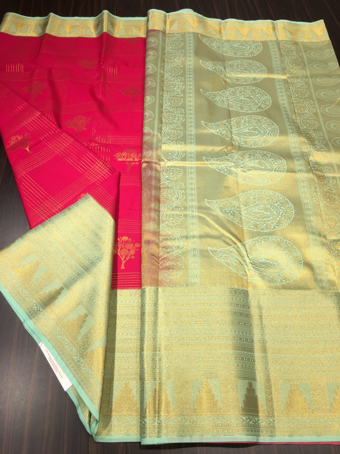 Semi Kanchipuram silk