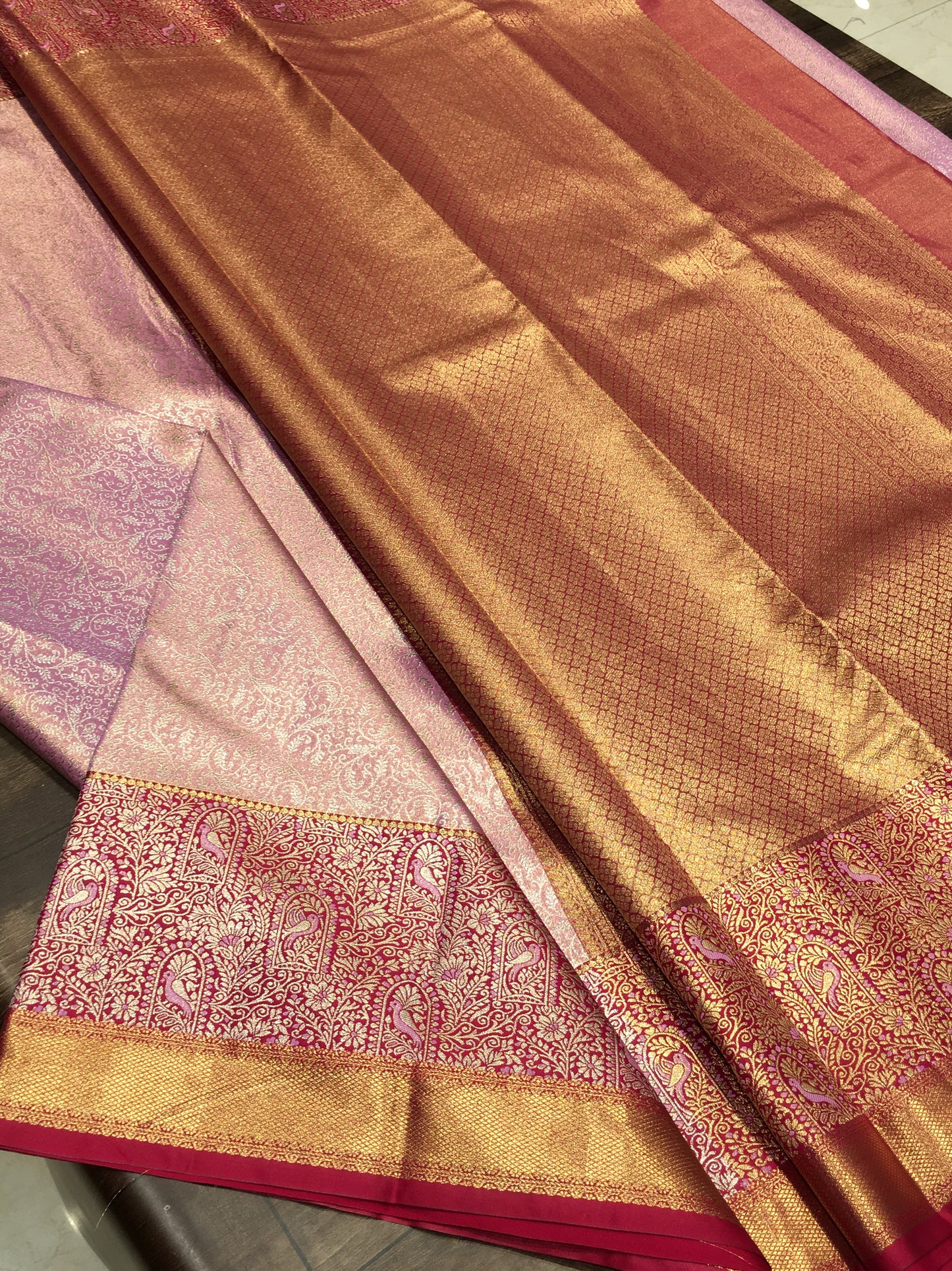 Semi Kanchipuram silk