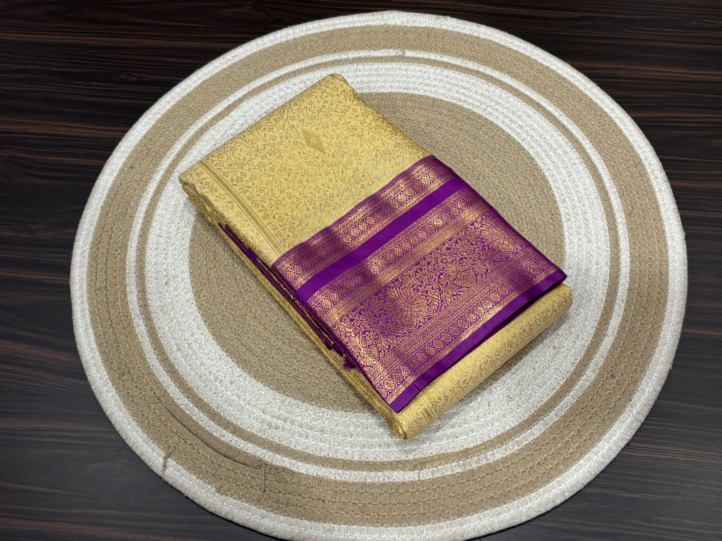 Semi Kanchipuram silk