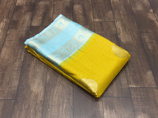 Semi Kanchipuram silk