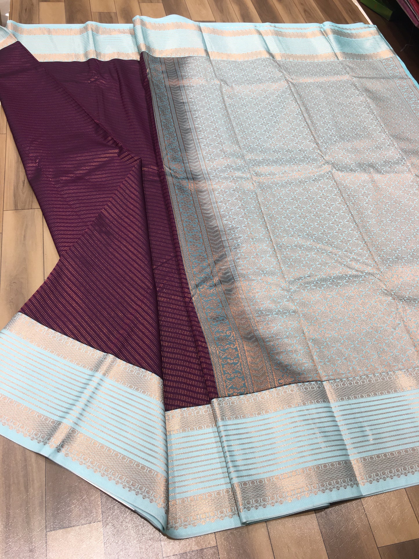 Semi Kanchipuram silk