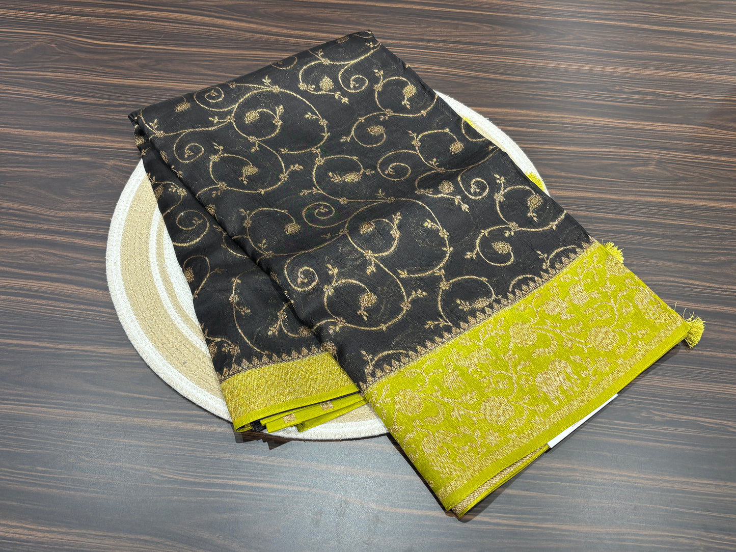 Soft tussar saree