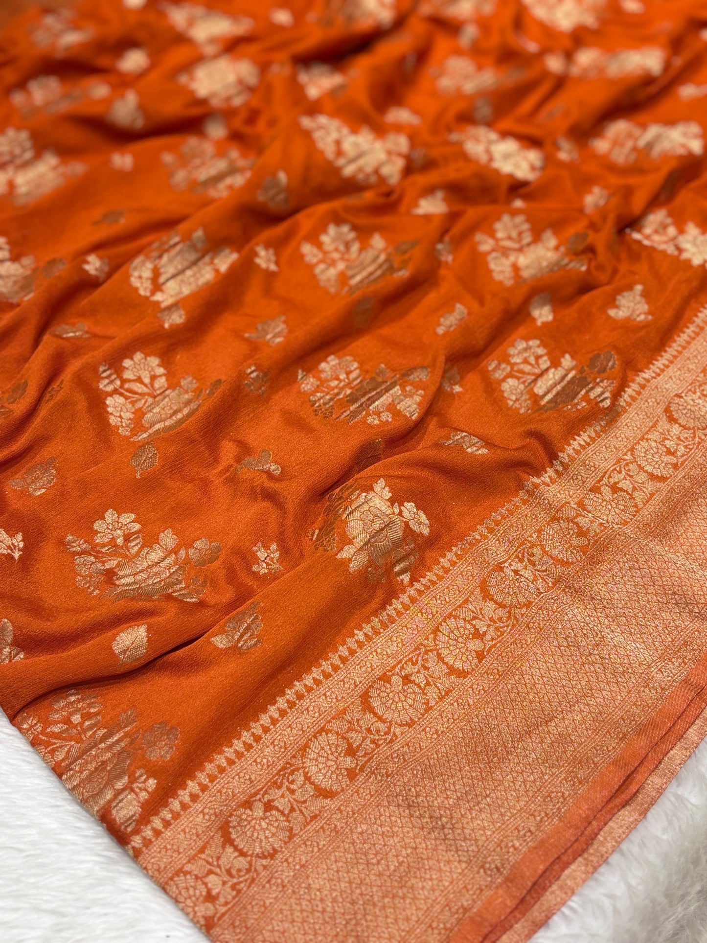 Chiffon georgette saree