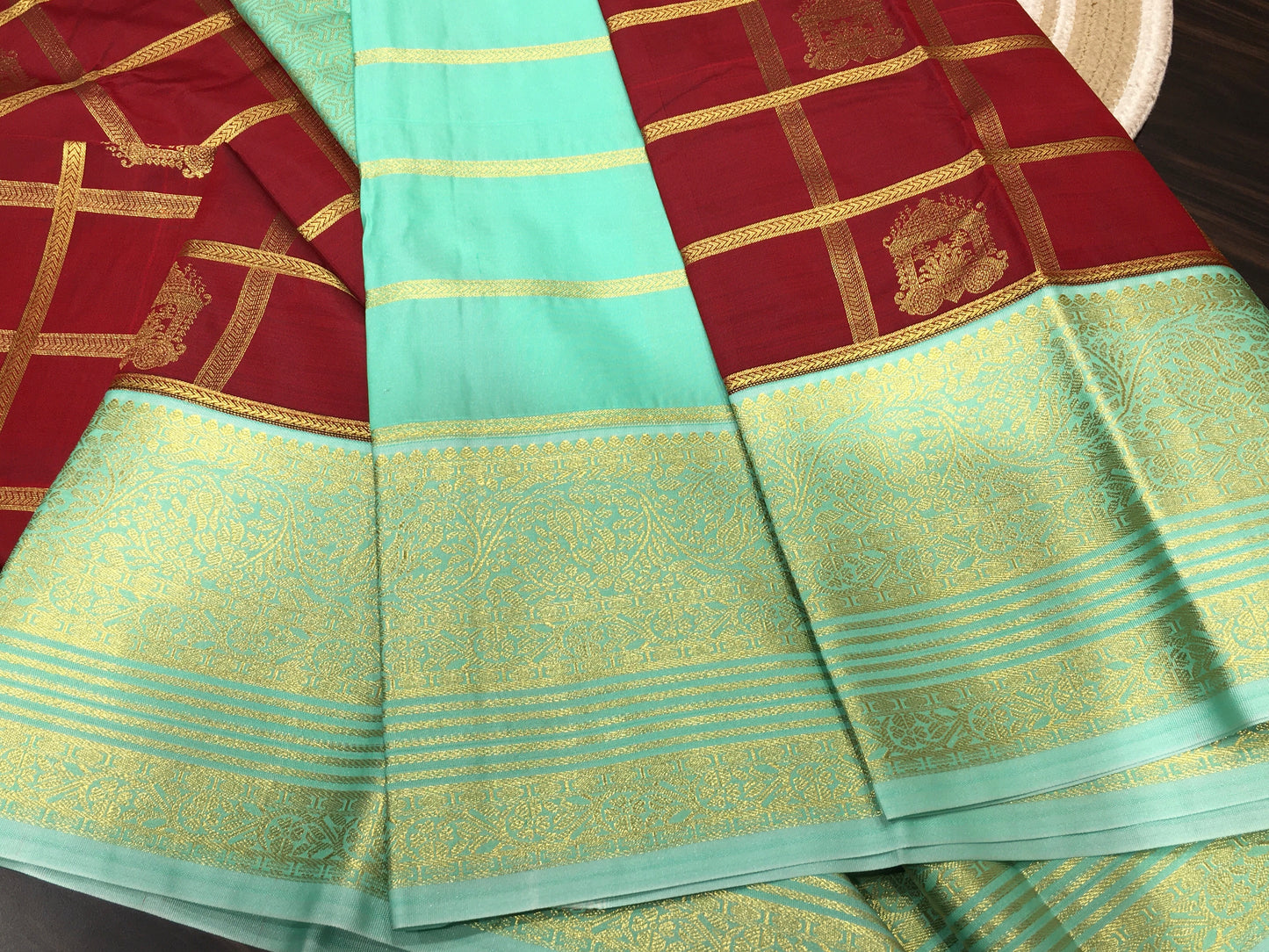Semi Kanchipuram silk