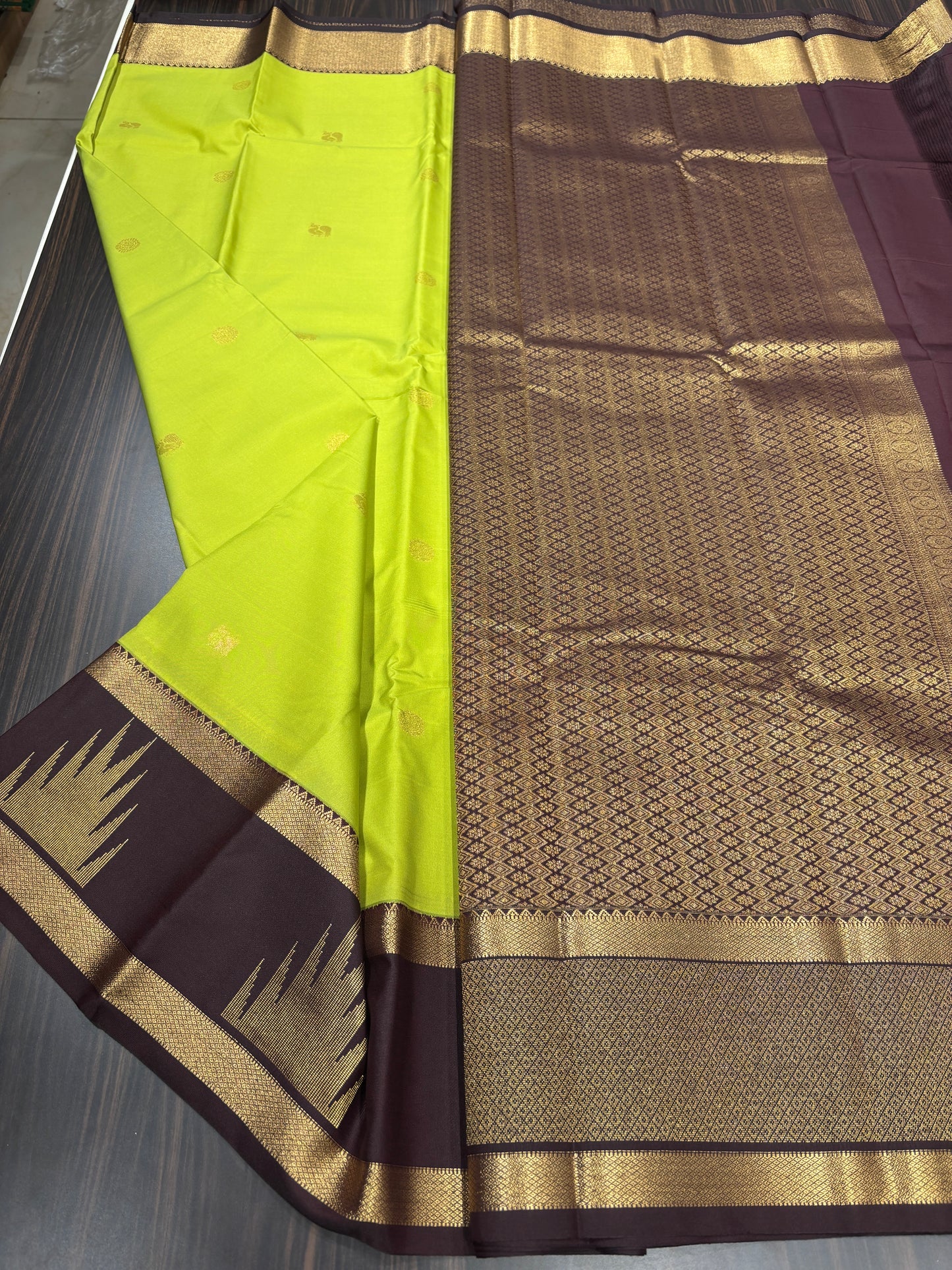 Semi Kanchipuram silk