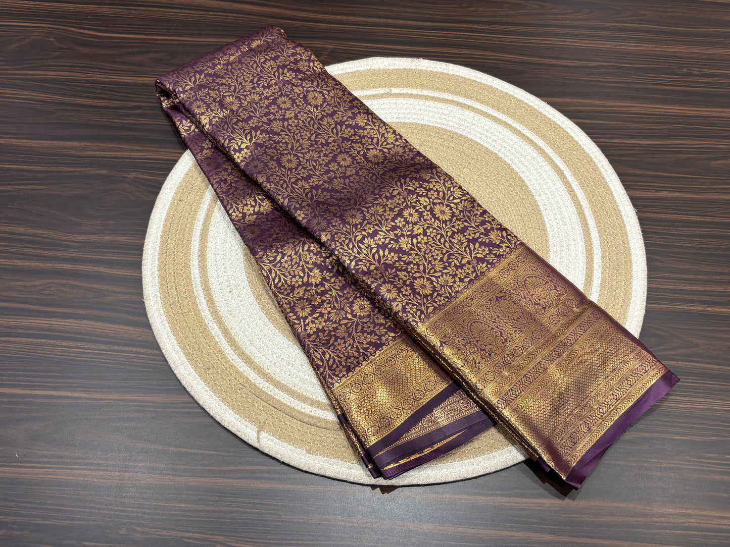 Semi Kanchipuram silk