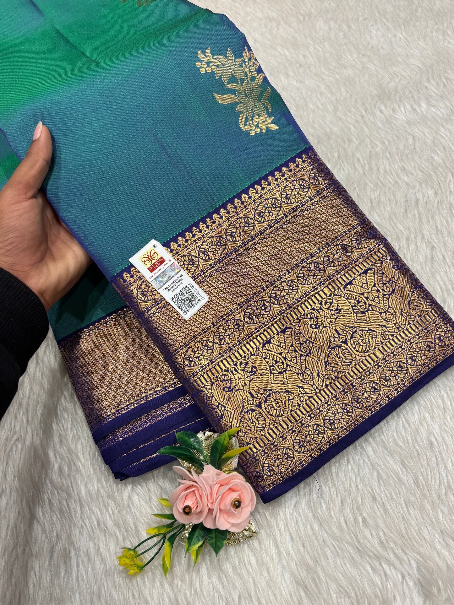 Pure Kanchipuram silk