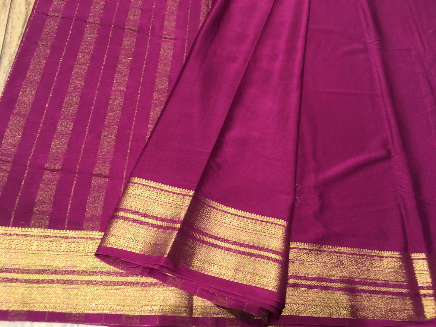 Semi Mysore Crape Silk