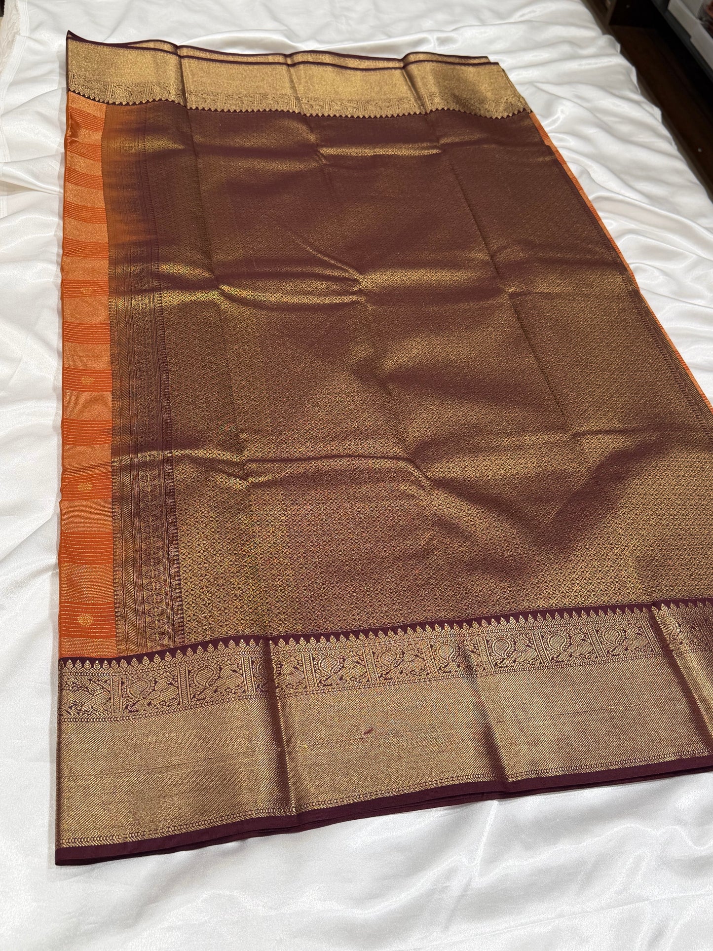 Semi Kanchipuram silk