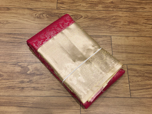 Semi Kanchipuram brocade