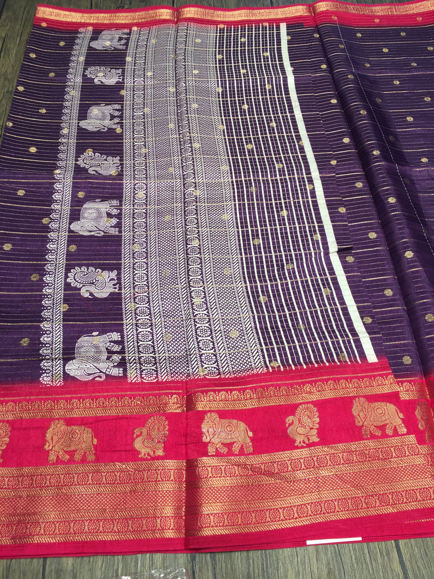 Semi tussar Saree