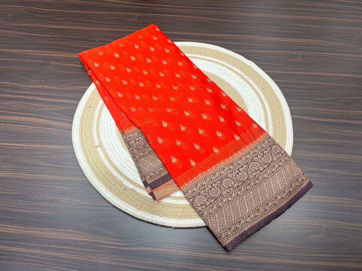 Chiffon georgette saree