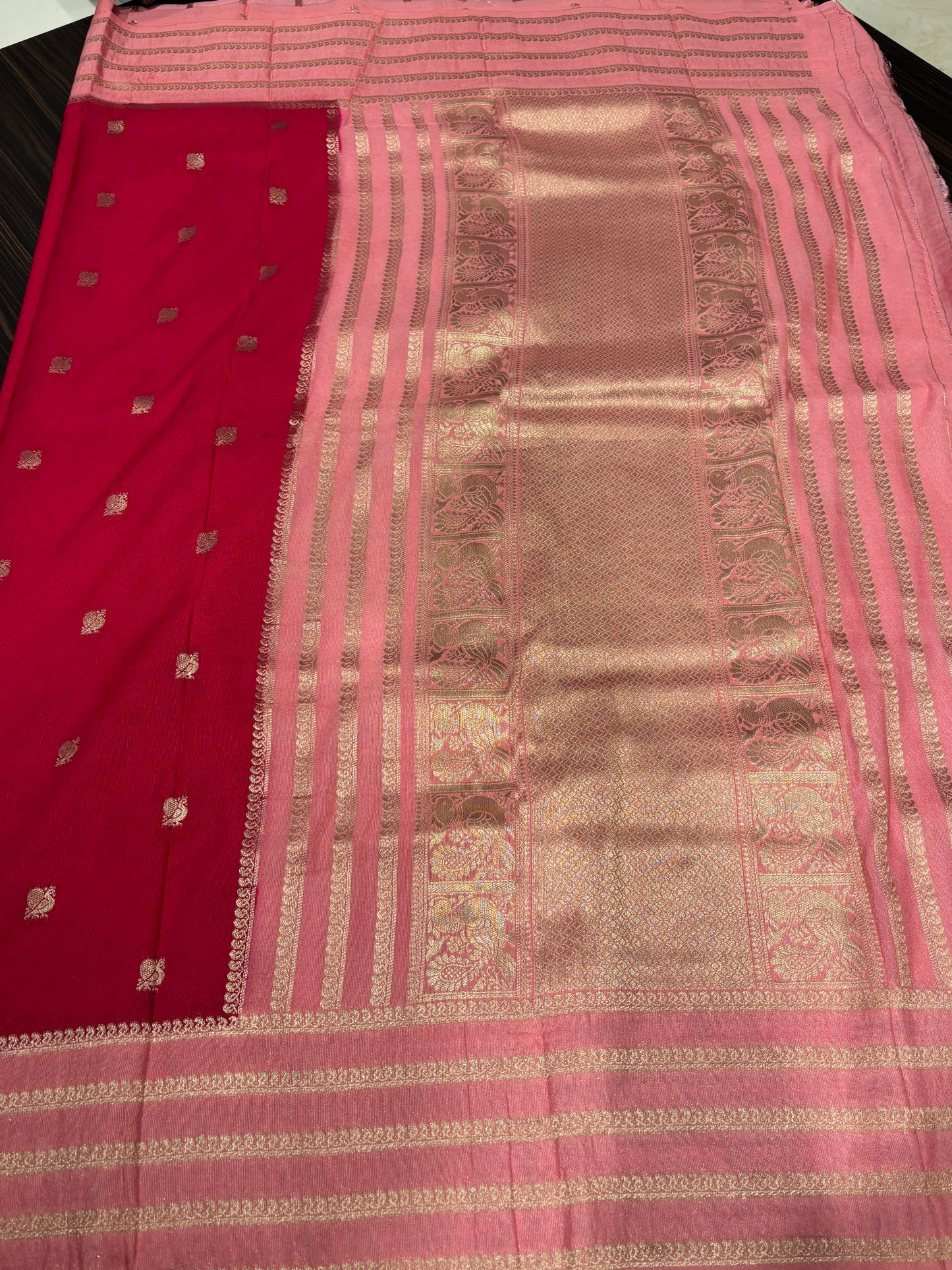 Soft crape saree