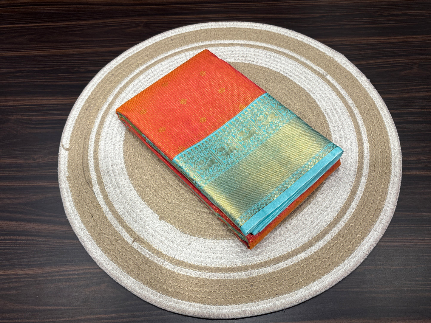 Semi Kanchipuram silk