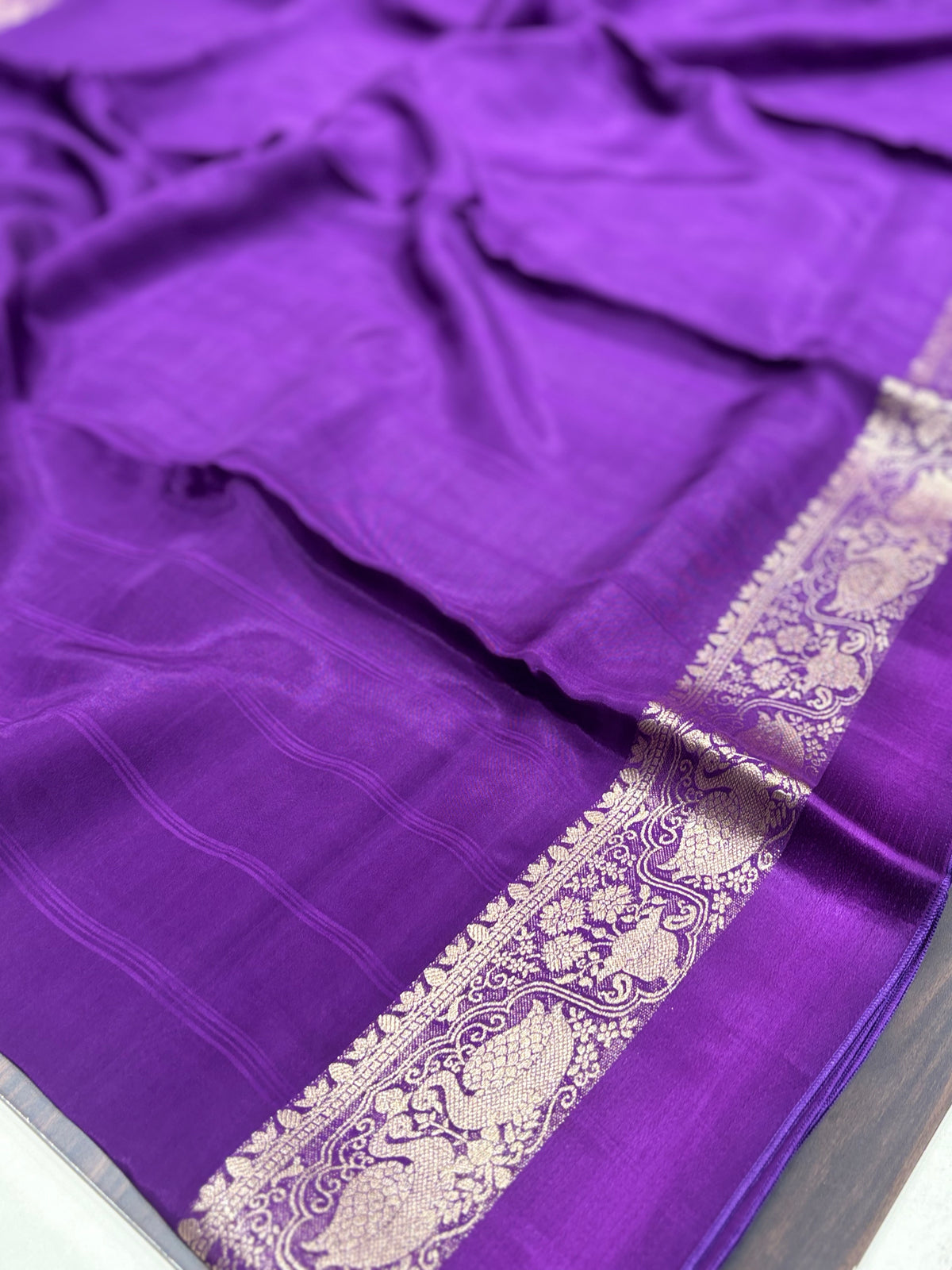 Semi Mysore Crape Saree