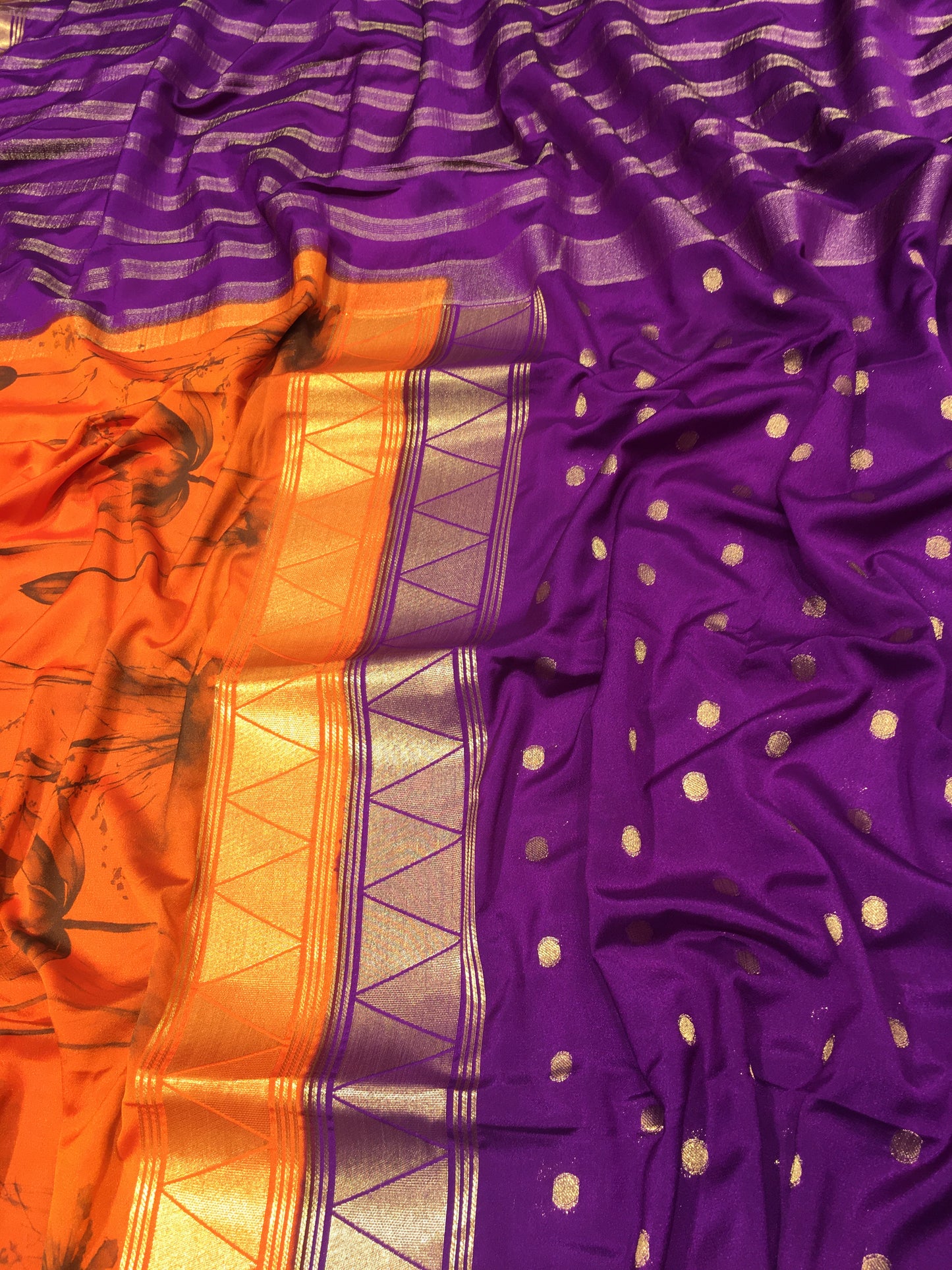 Semi Mysore Crape Silk