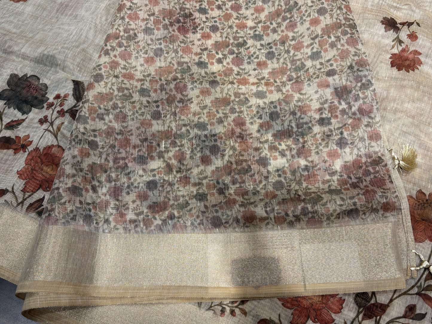 Fancy cotton saree