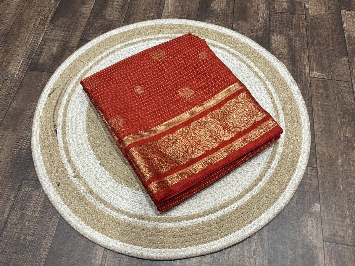 Semi Mysore Crape Silk