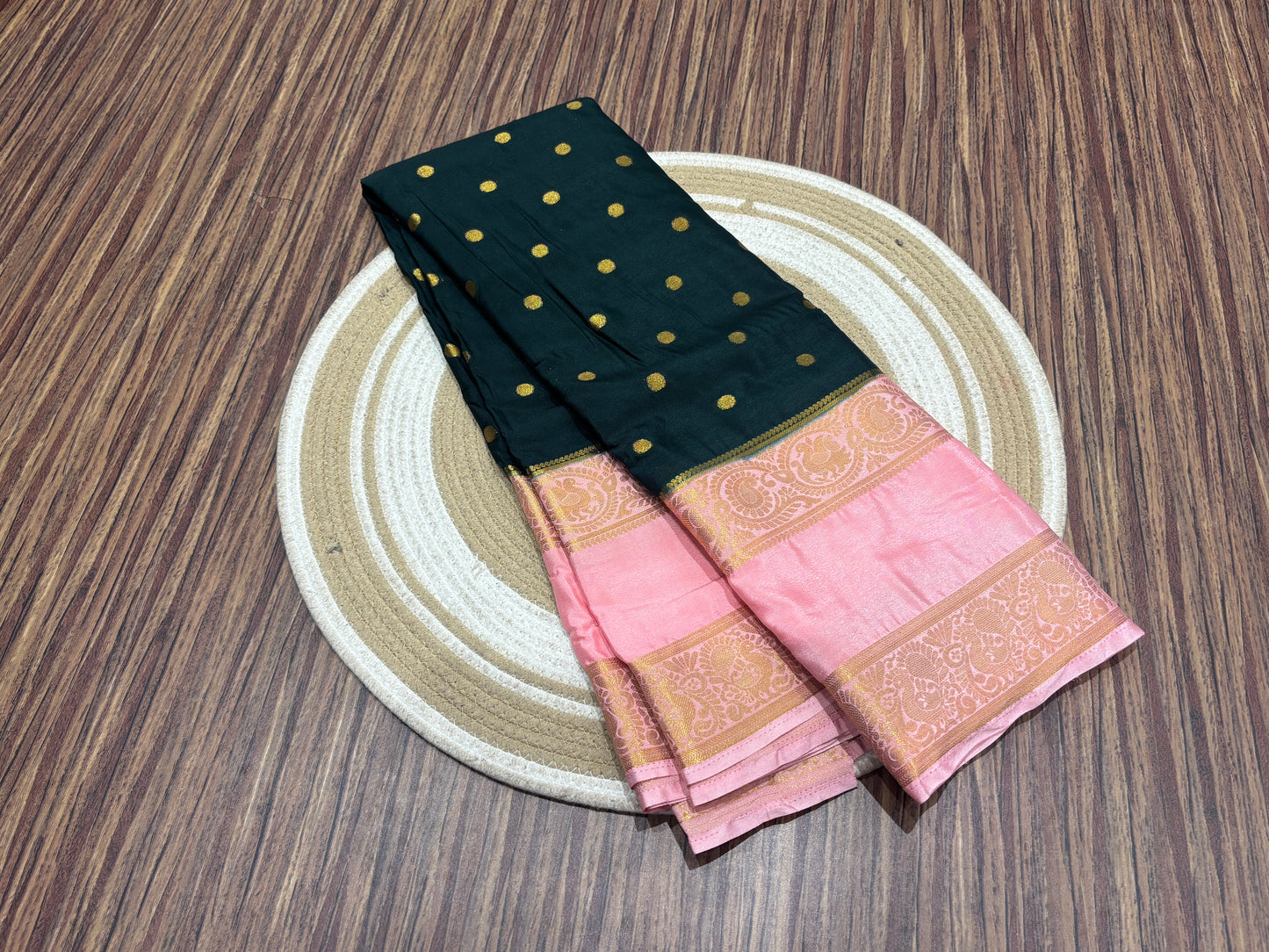 Semi Mysore crape saree