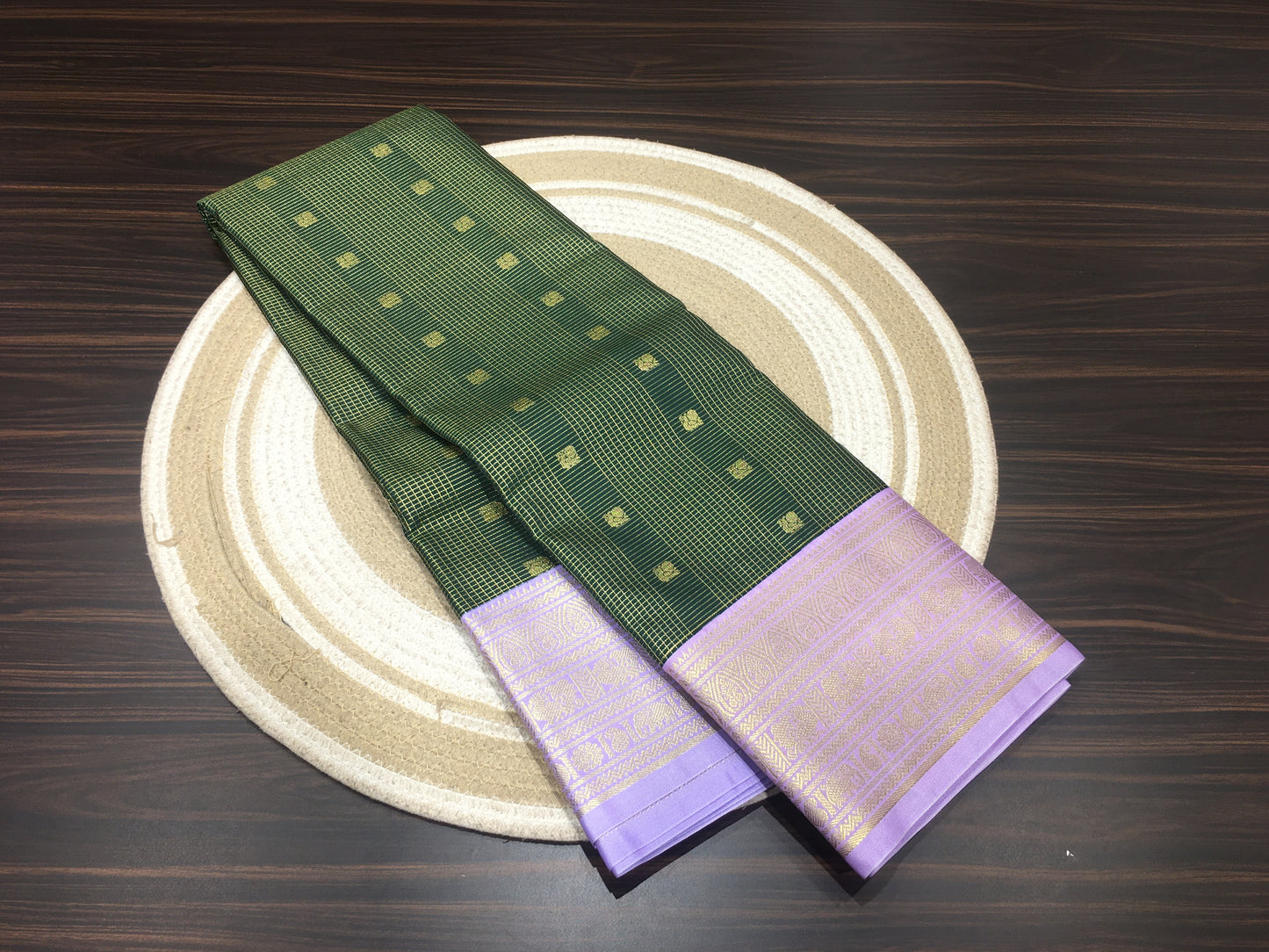 Semi Kanchipuram silk