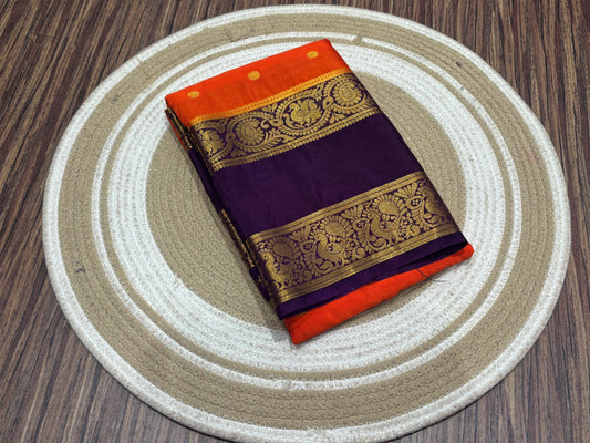 Semi Mysore crape saree
