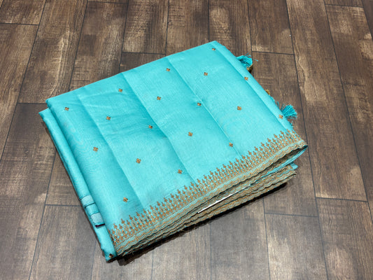 Soft tussar saree