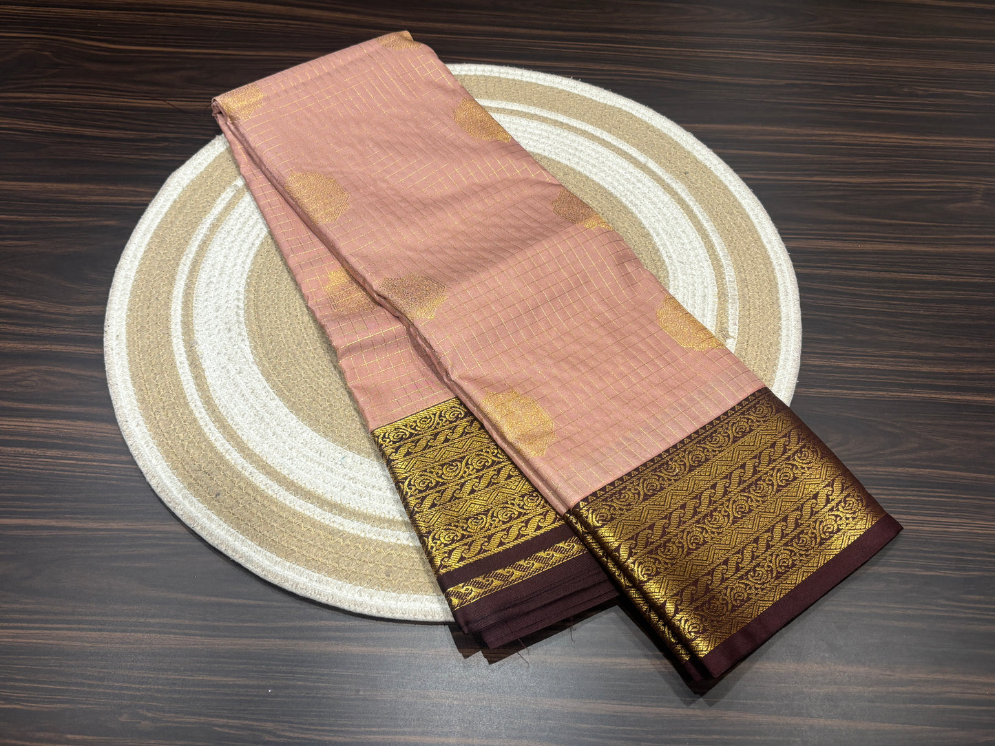 Semi Kanchipuram silk