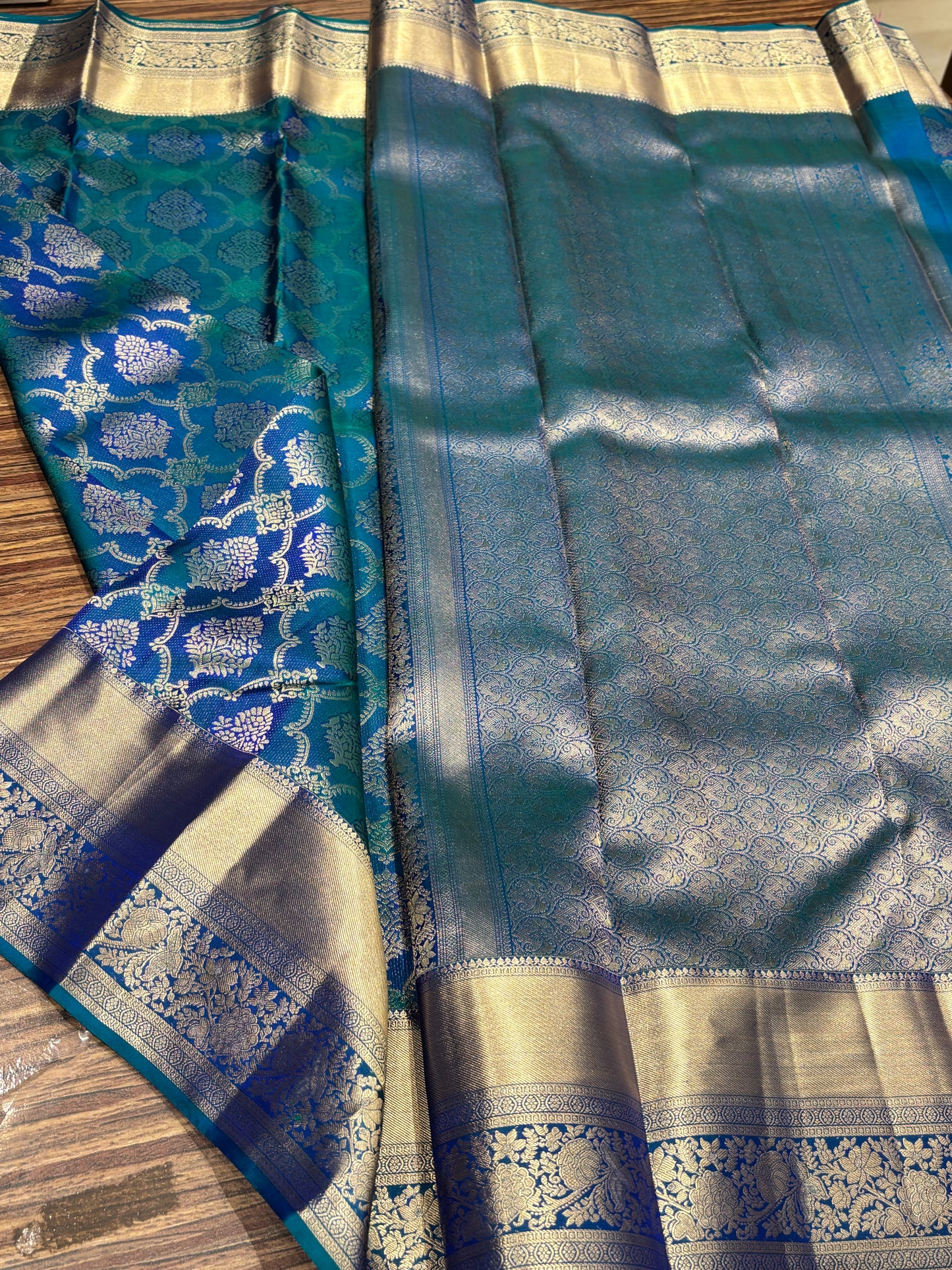 Pure Kanchipuram Broced Silk