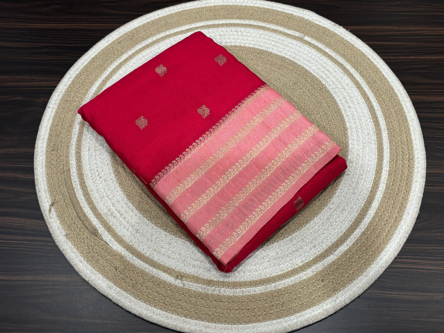 Soft crape saree