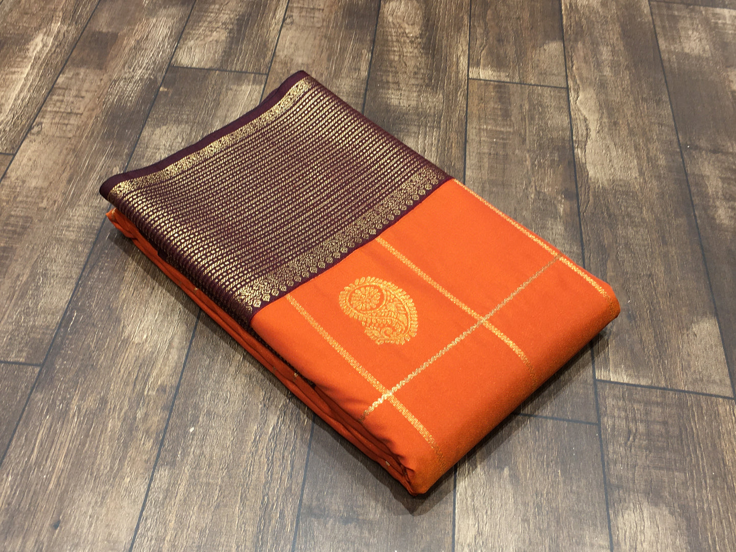 Semi Kanchipuram silk